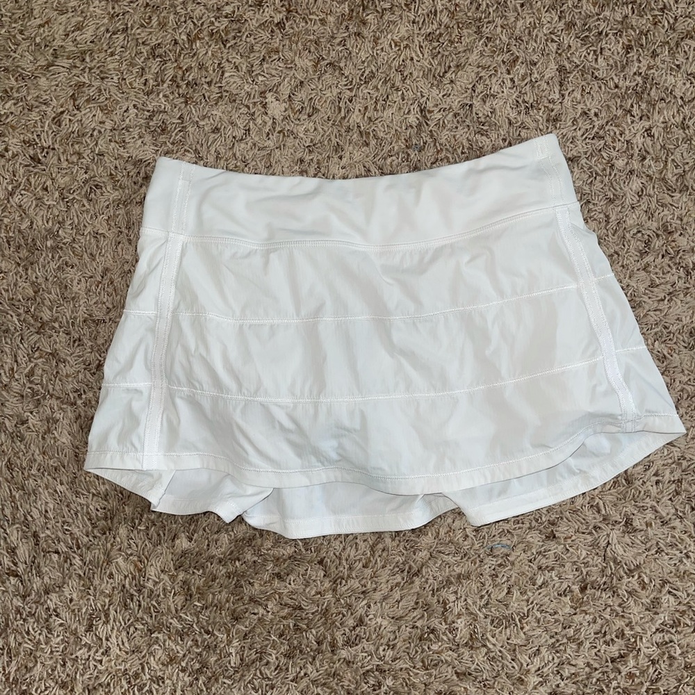 Lululemon White Tennis Skirt